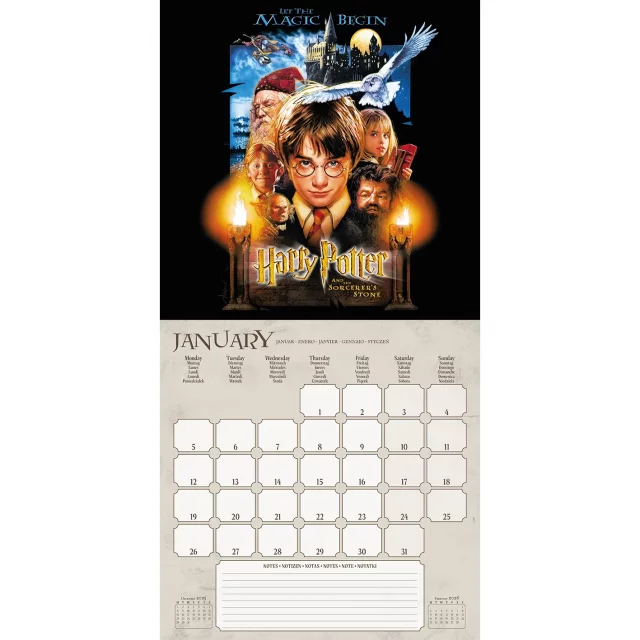 Kalender Harry Potter 2026 (30 cm)