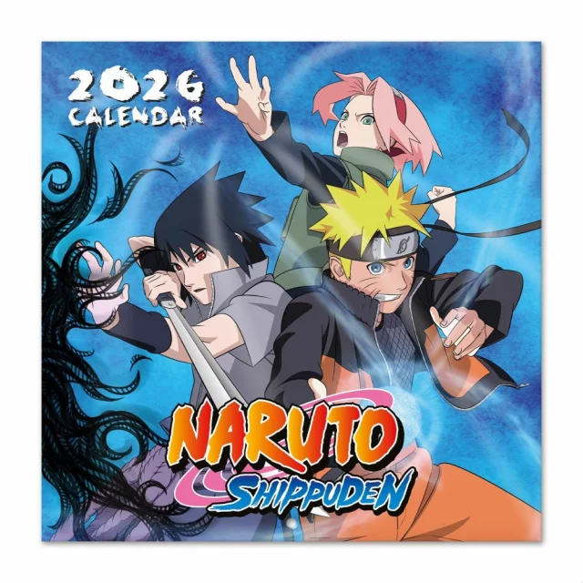 Kalender Naruto Shippuden 2026 - Japanische
