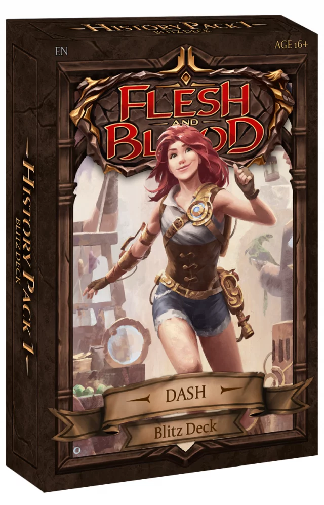 Kartenspiel Flesh and Blood TCG: History Pack 1 - Dash Blitz Deck (ENGLISCHE VERSION) - TCG Sammelkartenspiel