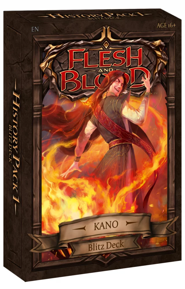 Kartenspiel Flesh and Blood TCG: History Pack 1 - Kano Blitz Deck (ENGLISCHE VERSION) - TCG Sammelkartenspiel
