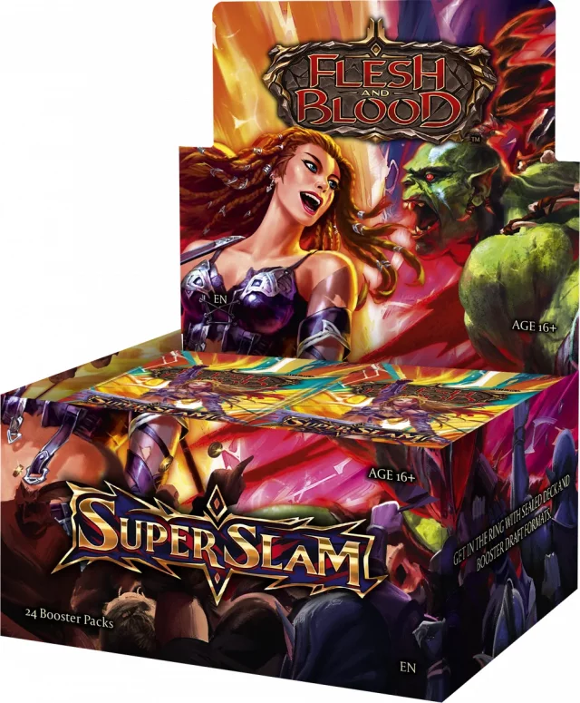 Kartenspiel Flesh and Blood TCG: Super Slam - Booster Box (24 Booster) (ENGLISCHE VERSION) - TCG Sammelkartenspiel