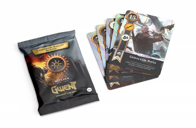 Kartenspiel Gwent - Ballads Legendary Foil Cards - Nilfgaard (10 Karten) ENG (ENGLISCHE VERSION) - GWENT