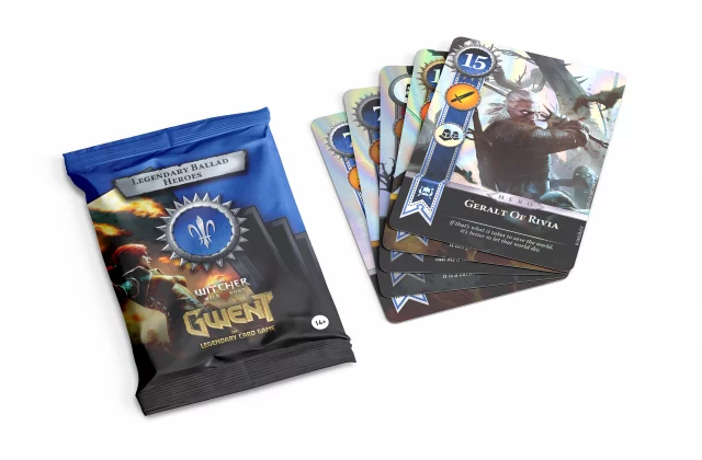 Kartenspiel Gwent - Ballads Legendary Foil Cards - Northern Realms (10 Karten) ENG (ENGLISCHE VERSION) - The Witcher