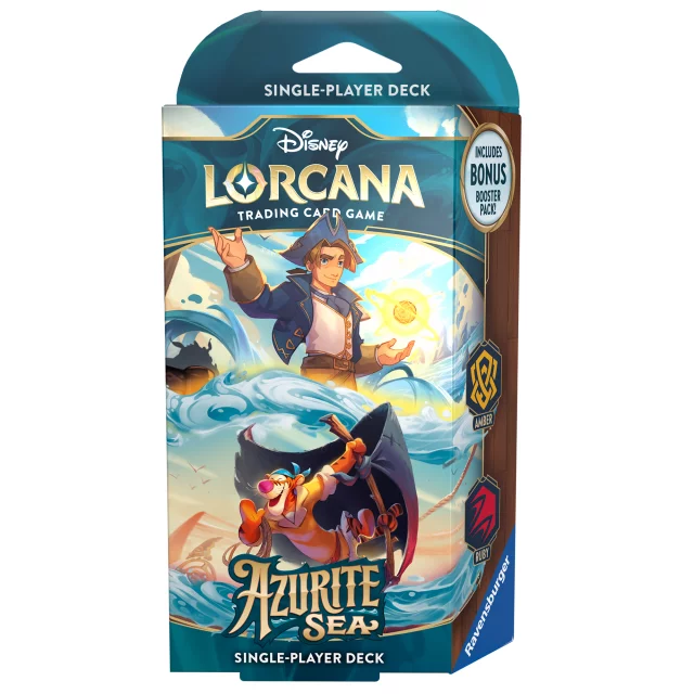 Kartenspiel Lorcana: Azurite Sea - Amber / Ruby Starter Deck (ENGLISCHE VERSION) - Disney