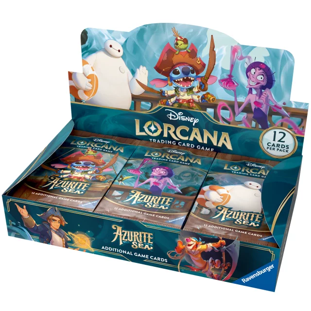 Kartenspiel Lorcana: Azurite Sea - Booster Box (24 booster) (ENGLISCHE VERSION) - Disney
