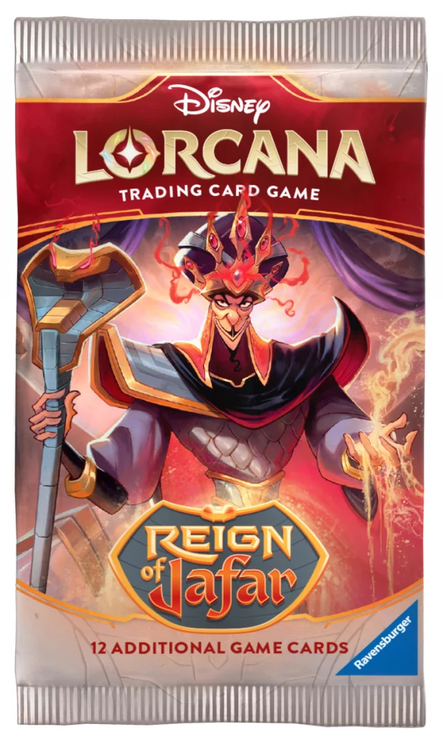 Kartenspiel Lorcana: Reign of Jafar - Booster (12 Karten) (ENGLISCHE VERSION) - Disney