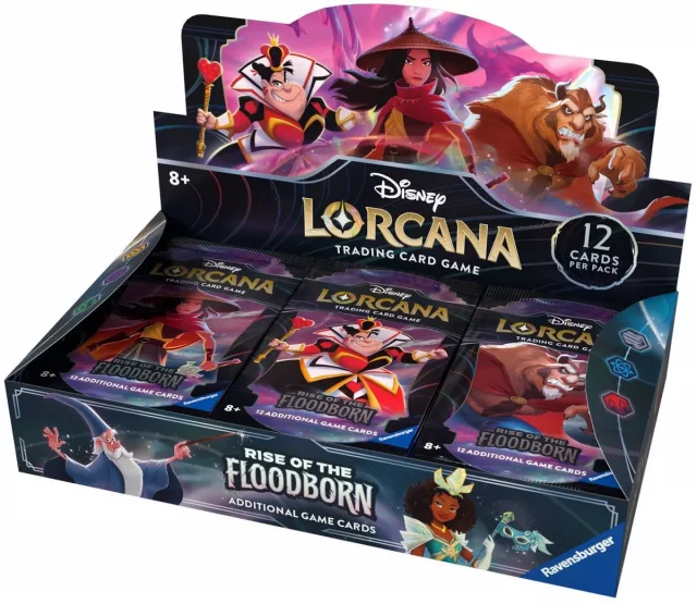 Kartenspiel Lorcana: Rise of the Floodborn - Booster Box (24 Booster) (ENGLISCHE VERSION) - Disney