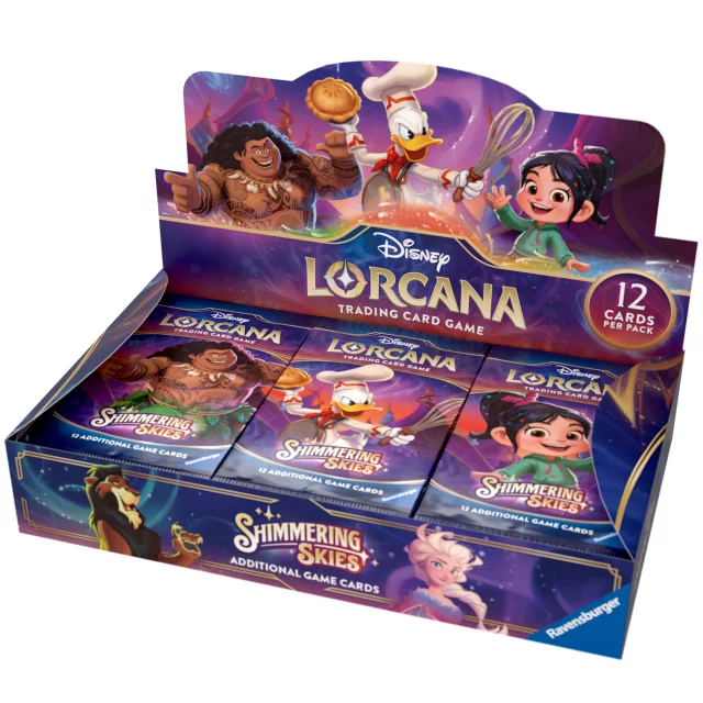 Kartenspiel Lorcana: Shimmering Skies - Booster Box (24 Booster) (ENGLISCHE VERSION) - Disney