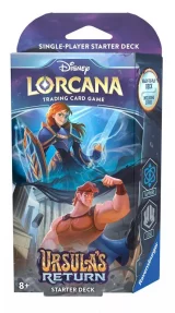 Kartenspiel Lorcana: Ursula's Return - Saphir / Stahl Starter Deck (ENGLISCHE VERSION) - Disney