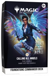 Kartenspiel Magic: The Gathering - Foundations Commander Deck - Calling All Angels - Magic The Gathering