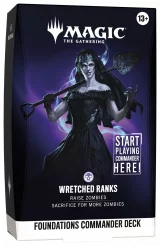 Kartenspiel Magic: The Gathering - Foundations Commander Deck - Wretched Ranks - Magic The Gathering