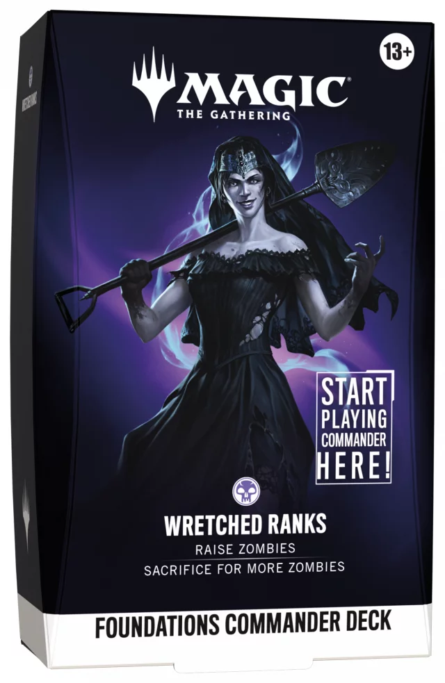 Kartenspiel Magic: The Gathering - Foundations Commander Deck - Wretched Ranks - Magic The Gathering