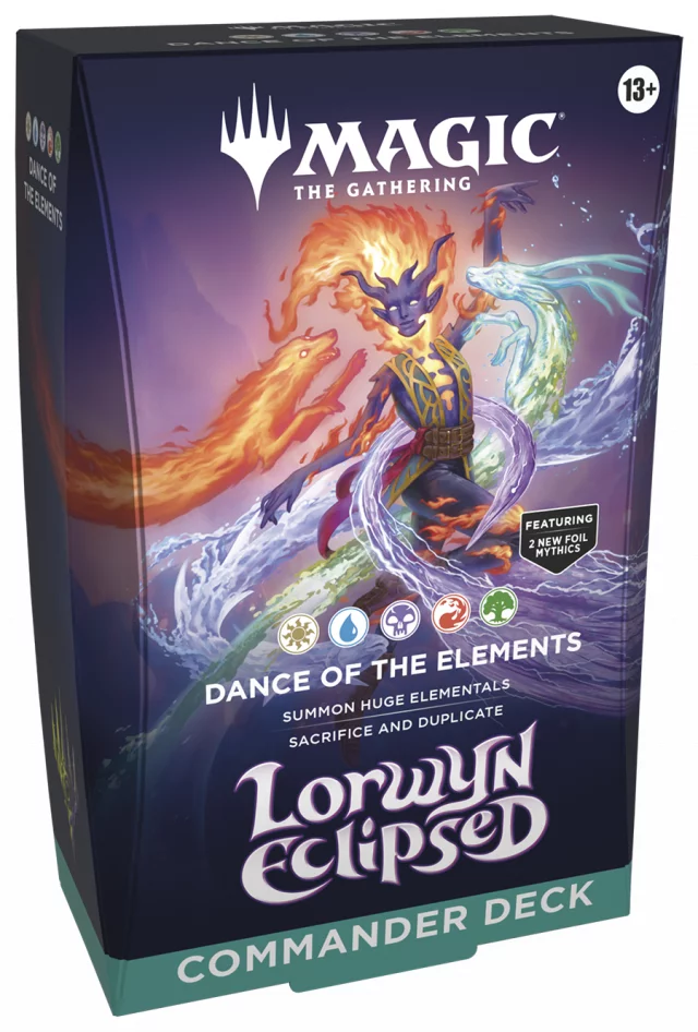 Vorteilhaftes Set Magic: The Gathering Lorwyn Eclipsed - Dance of the Elements Commander Deck + Blight Curse Commander Deck - Magic The Gathering
