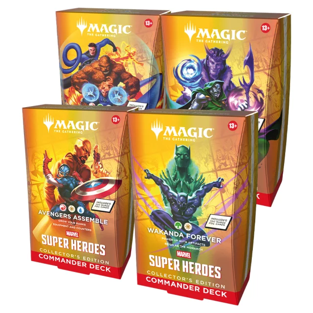 Kartenspiel Magic: The Gathering Marvel Super Heroes - Commander Deck Set Collector's Edition - Magic The Gathering
