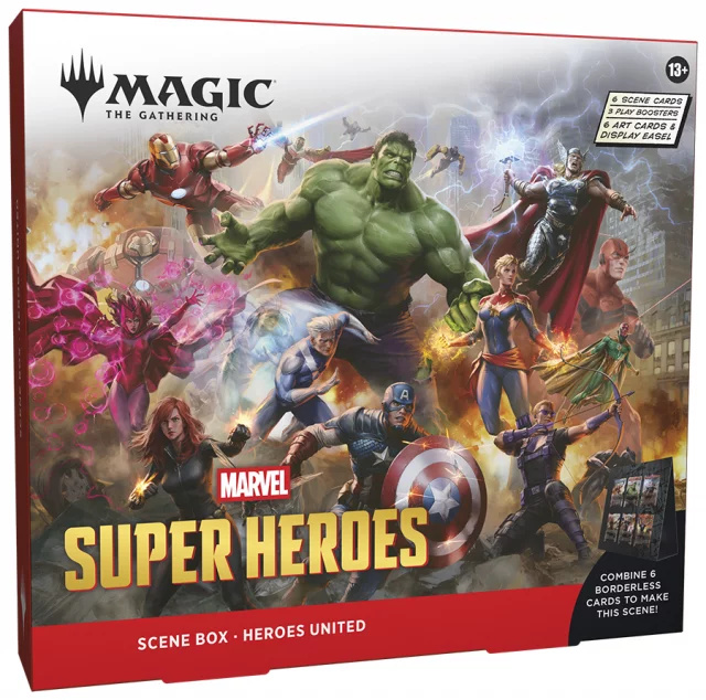 Kartenspiel Magic: The Gathering Marvel Super Heroes - Heroes United Scene Box - Magic The Gathering