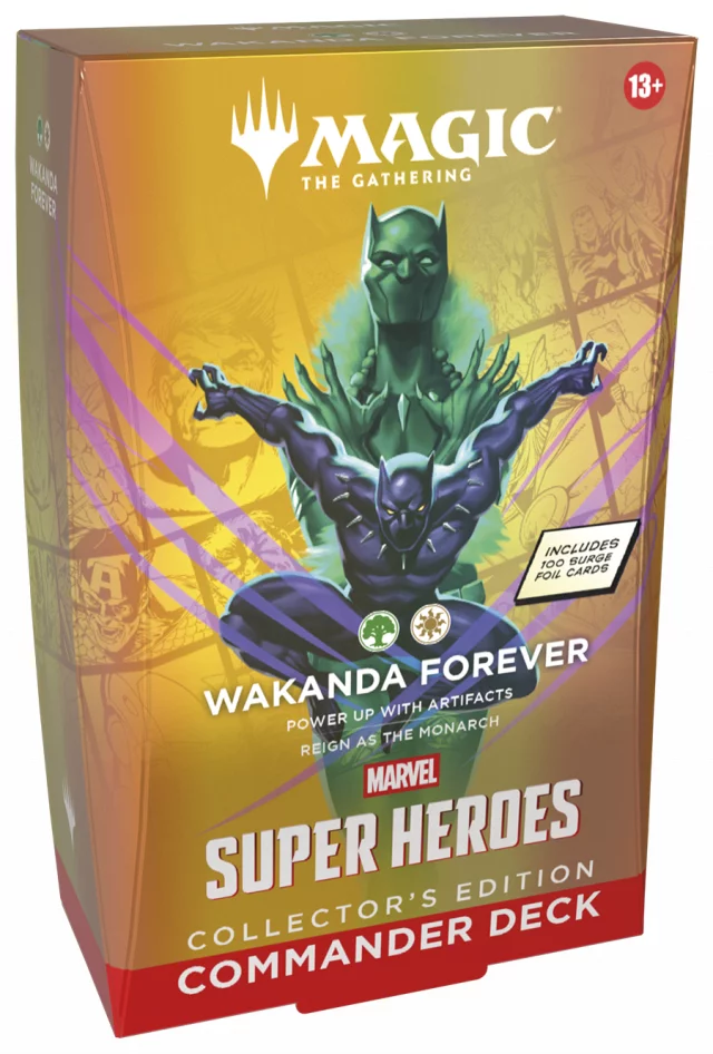 Kartenspiel Magic: The Gathering Marvel Super Heroes - Wakanda Forever Commander Deck Collector's Edition - Magic The Gathering