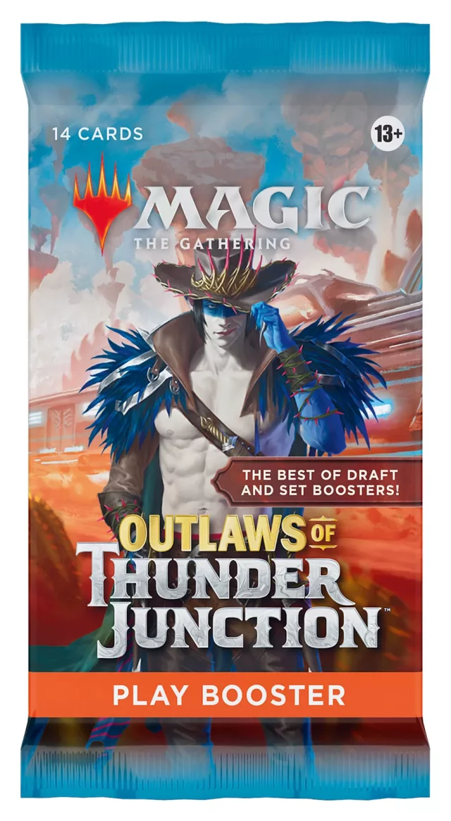 Kartenspiel Magic: The Gathering Outlaws of Thunder Junction - Play Booster (14 Karten) (ENGLISCHE VERSION) - Magic The Gathering