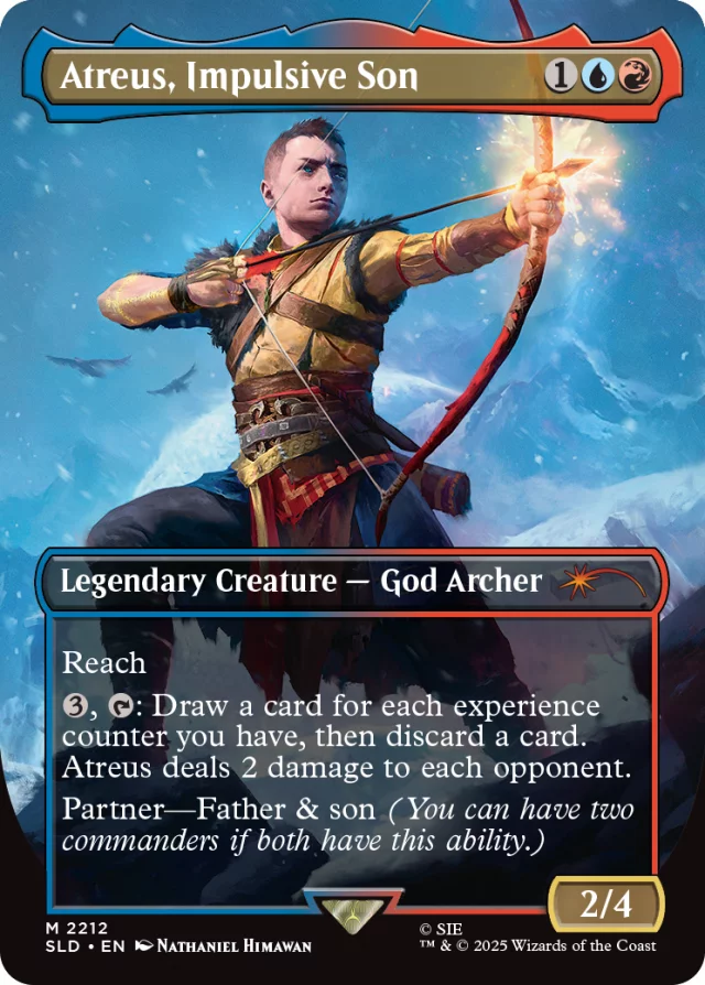 Kartenspiel Magic: The Gathering Secret Lair x God of War: Norse (ENGLISCHE VERSION) - TCG Sammelkartenspiel