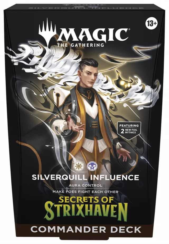 Kartenspiel Magic: The Gathering Secrets of Strixhaven - Silverquill Influence Commander Deck - Magic The Gathering