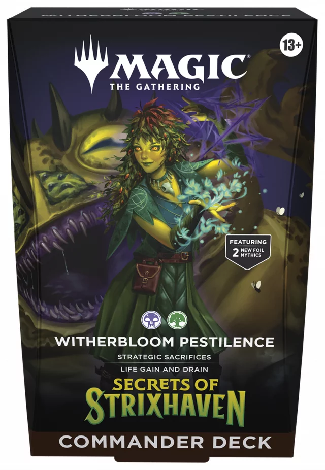 Kartenspiel Magic: The Gathering Secrets of Strixhaven - Witherbloom Pestilence Commander Deck - Magic The Gathering