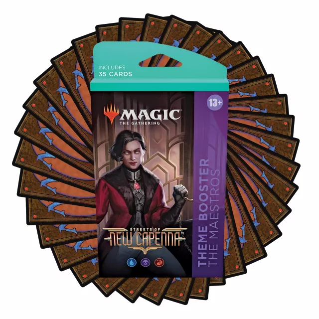 Kartenspiel Magic: The Gathering Streets of New Capenna - Maestros Theme Booster (35 Karten) (ENGLISCHE VERSION) - Magic The Gathering