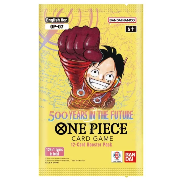 Kartenspiel One Piece TCG - 500 Jahre in der Zukunft Booster (12 Karten) (ENGLISCHE VERSION) - TCG Sammelkartenspiel