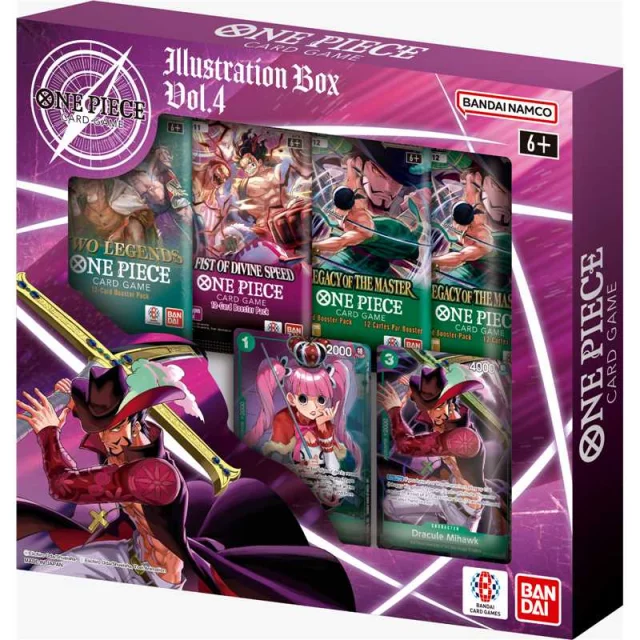 Kartenspiel One Piece TCG - Illustration Box Vol.4 (ENGLISCHE VERSION) - TCG Sammelkartenspiel