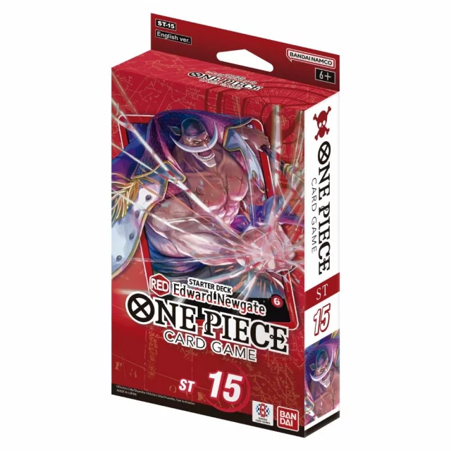 Kartenspiel One Piece TCG - Red Edward Newgate Starter Deck (ENGLISCHE VERSION) - TCG Sammelkartenspiel