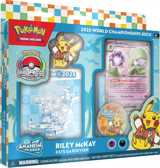 Kartenspiel Pokémon TCG - 2025 World Championship Deck - Riley McKay - Gardevoir ex - Masters Champion (ENGLISCHE VERSION) - TCG Sammelkartenspiel