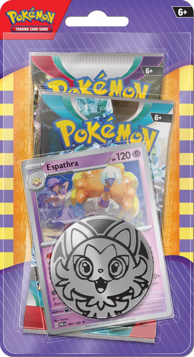 Kartenspiel Pokémon TCG - 2-Pack Blister Booster (Espathra) (ENGLISCHE VERSION) - TCG Sammelkartenspiel