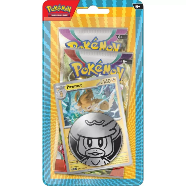 Kartenspiel Pokémon TCG - 2-Pack Blister Booster (Pawmot) (ENGLISCHE VERSION) - TCG Sammelkartenspiel
