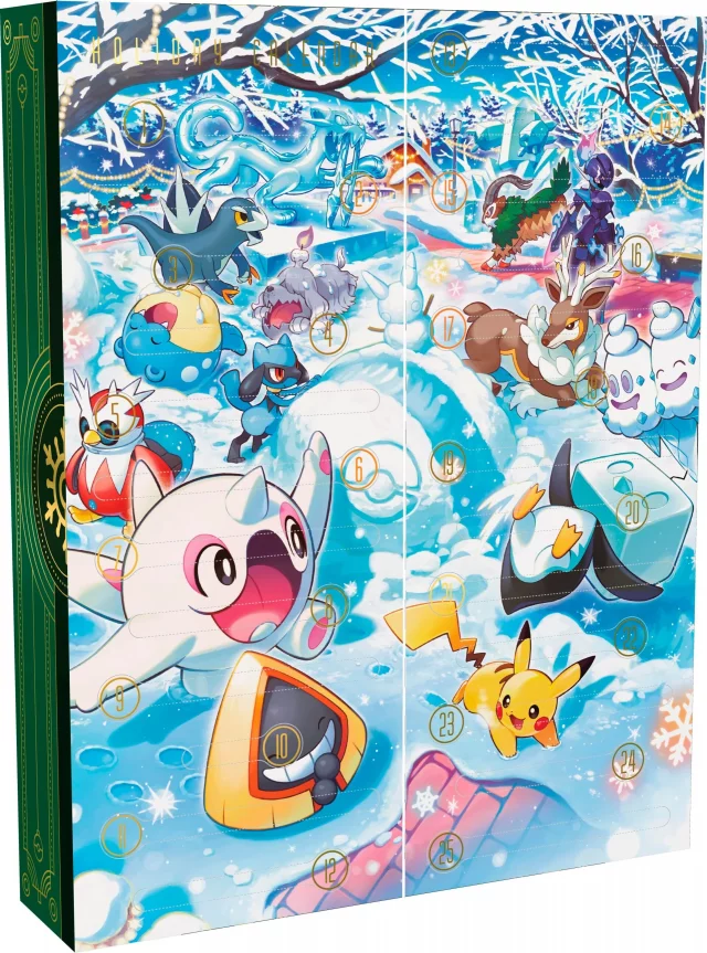 Kartenspiel Pokémon TCG - Adventskalender 2024 (ENGLISCHE VERSION) - TCG Sammelkartenspiel