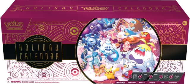 Kartenspiel Pokémon TCG - Adventskalender 2025 (ENGLISCHE VERSION) - TCG Sammelkartenspiel