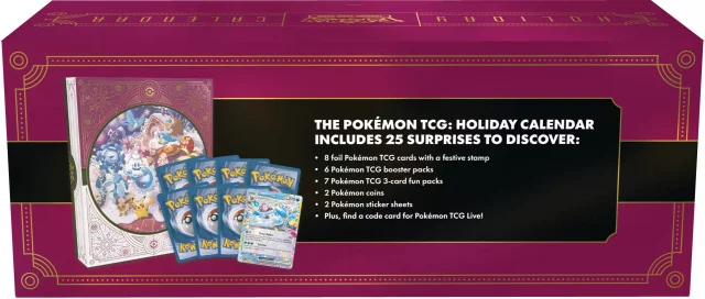 Kartenspiel Pokémon TCG - Adventskalender 2025 (ENGLISCHE VERSION) - TCG Sammelkartenspiel