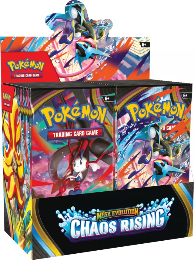Kartenspiel Pokémon TCG: Mega Evolution - Chaos Rising - Booster Box (36 Booster) (ENGLISCHE VERSION) - TCG Sammelkartenspiel