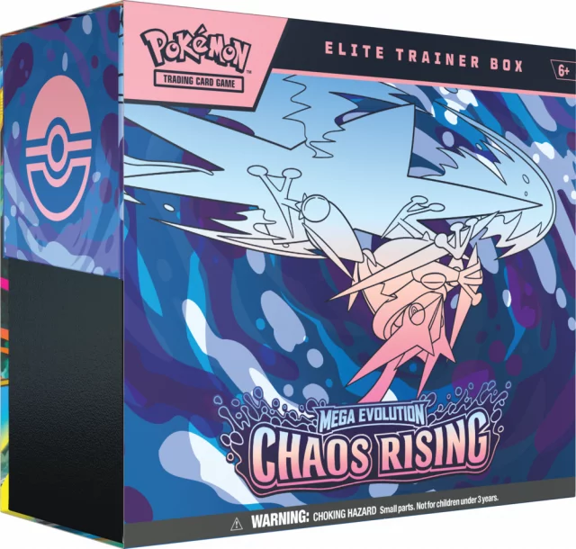 Kartenspiel Pokémon TCG: Mega Evolution - Chaos Rising - Elite Trainer Box (ENGLISCHE VERSION) - TCG Sammelkartenspiel