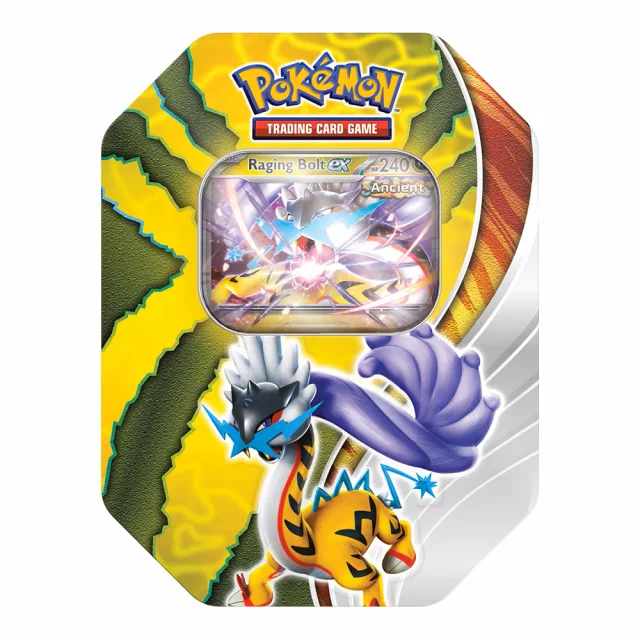 Kartenspiel Pokémon TCG: Paradox Destinies Tin - Raging Bolt ex (ENGLISCHE VERSION) - Pokemon TCG: Scarlet & Violet