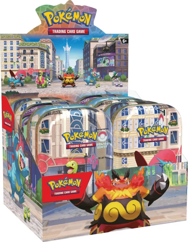 Kartenspiel Pokémon TCG - Lumiose City Mini Tin Display (10 Stk.) (ENGLISCHE VERSION) - TCG Sammelkartenspiel