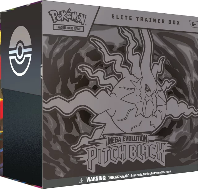 Kartenspiel Pokémon TCG: Mega Evolution - Pitch Black - Elite Trainer Box (ENGLISCHE VERSION) - TCG Sammelkartenspiel