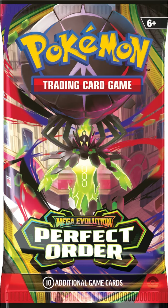 Kartenspiel Pokémon TCG: Mega Evolution - Perfect Order Booster (10 Karten) (ENGLISCHE VERSION) - TCG Sammelkartenspiel