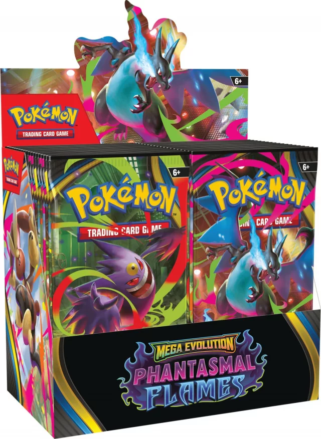 Kartenspiel Pokémon TCG: Mega Evolution - Phantasmal Flames Booster Box (36 Booster) (ENGLISCHE VERSION) - TCG Sammelkartenspiel