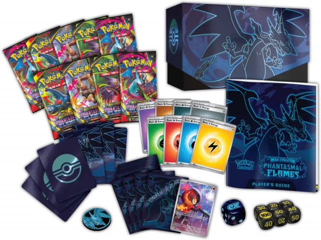 Kartenspiel Pokémon TCG: Mega Evolution - Phantasmal Flames Elite Trainer Box (ENGLISCHE VERSION) - TCG Sammelkartenspiel