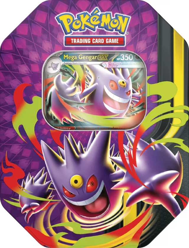 Kartenspiel Pokémon TCG - Mega Moonlit Tin - Gengar ex (ENGLISCHE VERSION) - TCG Sammelkartenspiel