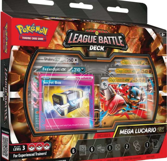 Kartenspiel Pokémon TCG - Mega Lucario ex League Battle Deck (ENGLISCHE VERSION) - TCG Sammelkartenspiel