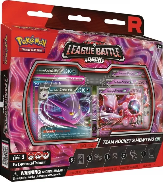 Kartenspiel Pokémon TCG - Mewtwo ex League Battle Deck (ENGLISCHE VERSION) - TCG Sammelkartenspiel