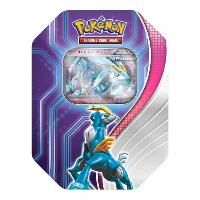 Kartenspiel Pokémon TCG: Paradox Destinies Tin - Iron Crown ex (ENGLISCHE VERSION) - Pokemon TCG: Scarlet & Violet