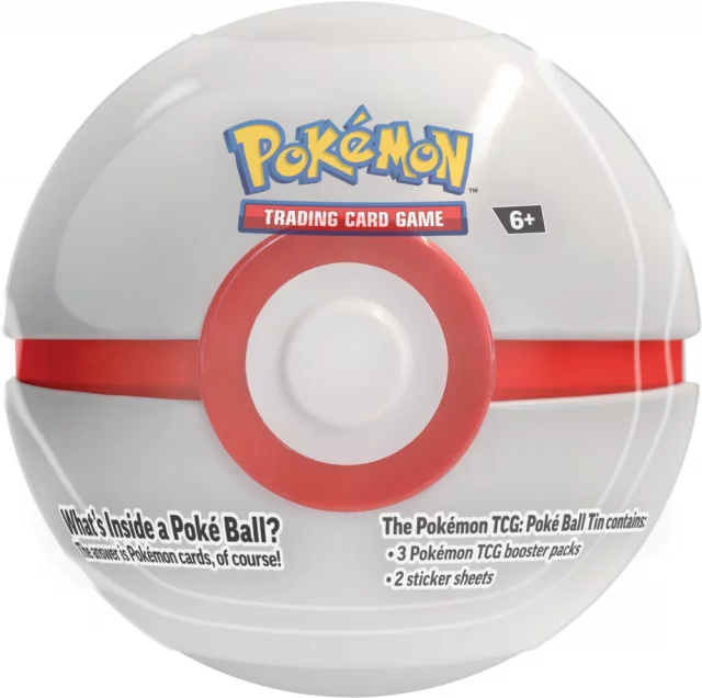 Kartenspiel Pokémon TCG - Poké Ball Tin (Premier Ball) (ENGLISCHE VERSION) - TCG Sammelkartenspiel
