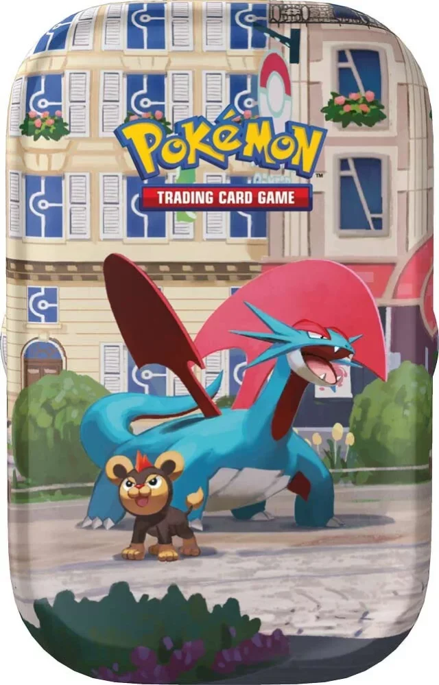 Kartenspiel Pokémon TCG - Salamence Lumiose City Mini Tin (ENGLISCHE VERSION) - TCG Sammelkartenspiel