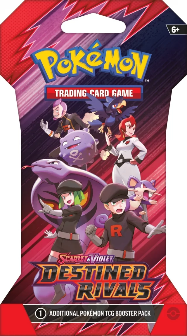 Kartenspiel Pokémon TCG: Scarlet & Violet - Destined Rivals Sleeved Booster (10 Karten) (ENGLISCHE VERSION) - Pokémon TCG: Destined Rivals