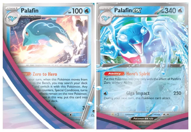 Kartenspiel Pokémon TCG: Scarlet & Violet ex Box - Palafin ex (ENGLISCHE VERSION) - TCG Sammelkartenspiel